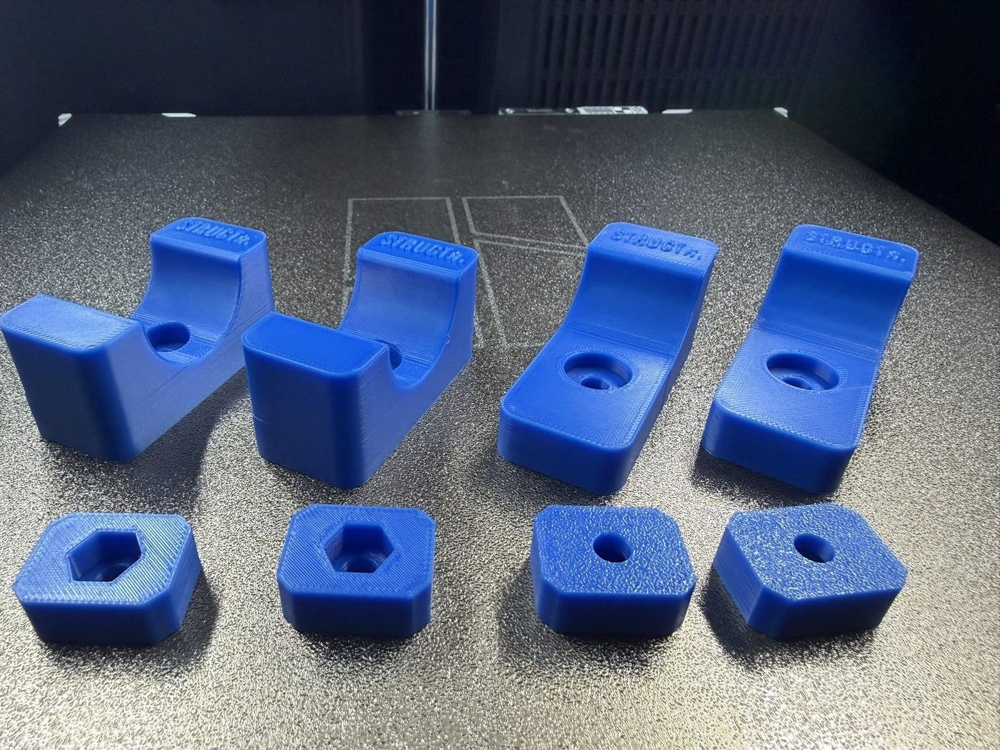 Branded STRUCT'it printed brackets and mounts