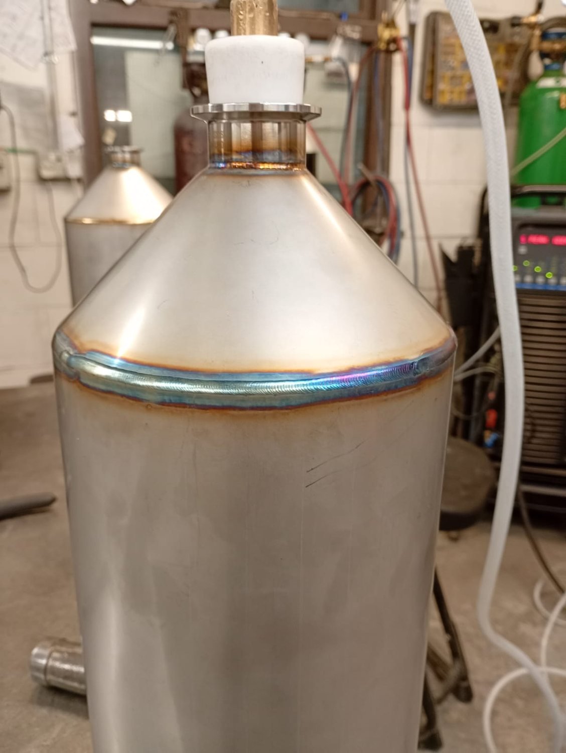 Stainless steel powder containers, 3D metal printed (photo 5 of 16)